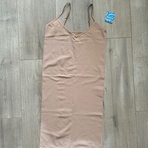 Free People Slip Dress Women's Small Nude Sleeveless under dress